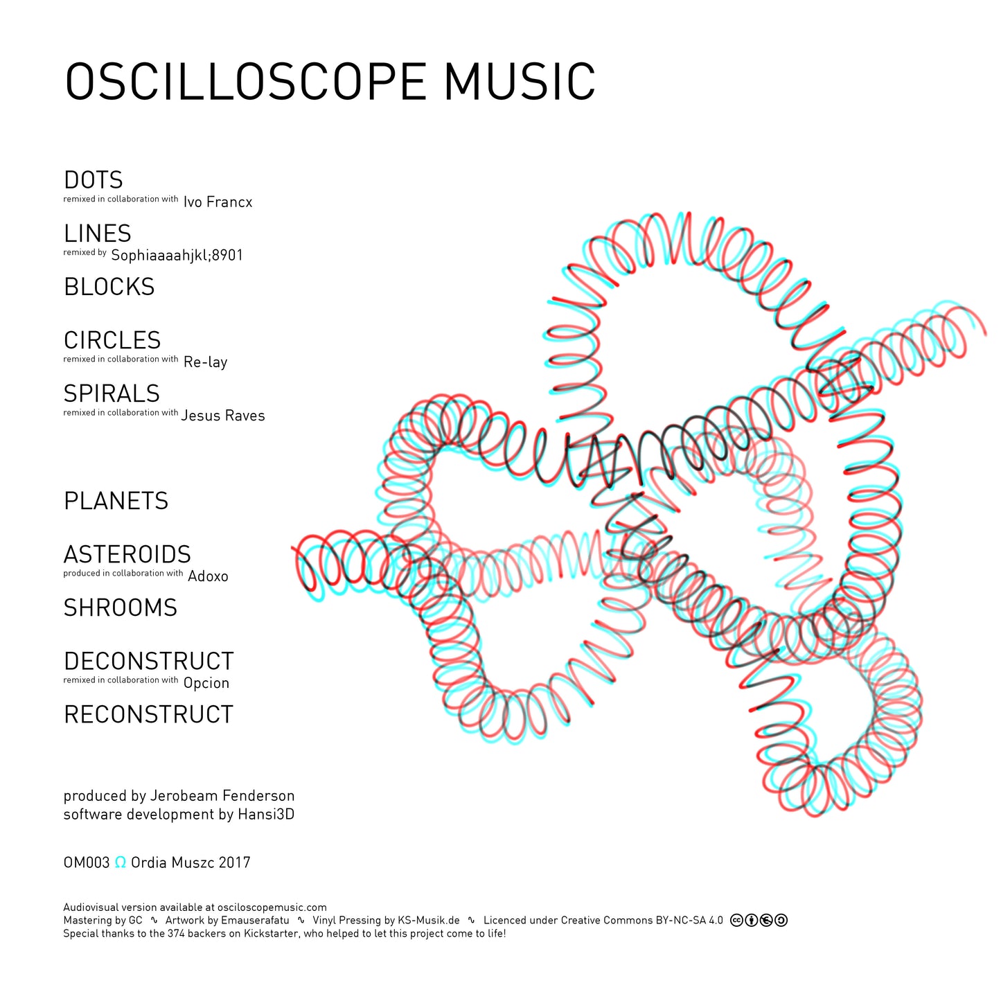 Oscilloscope Music Remixes [12" Vinyl, 2017]